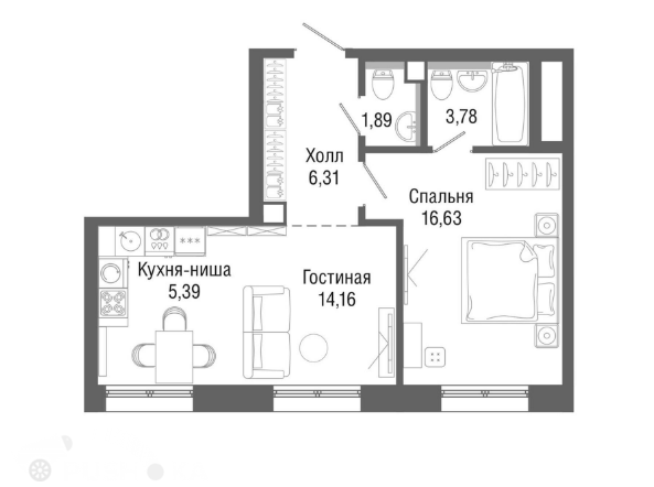 Купить двухкомнатную квартиру в новостройке г Москва, Ильменский проезд, д 14 - PUSH-KA.RU, объявление №227140