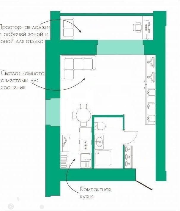 Купить однокомнатную квартиру г Брянск, ул Бежицкая, д 70Б - PUSH-KA.RU, объявление №255233