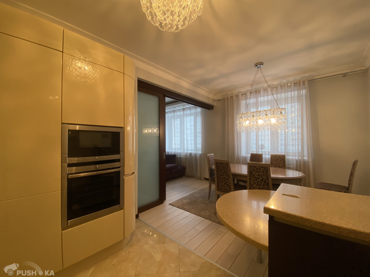 Сдаётся 3-комнатная квартира 126.0 кв.м. этаж 12/17 за 220 000 руб