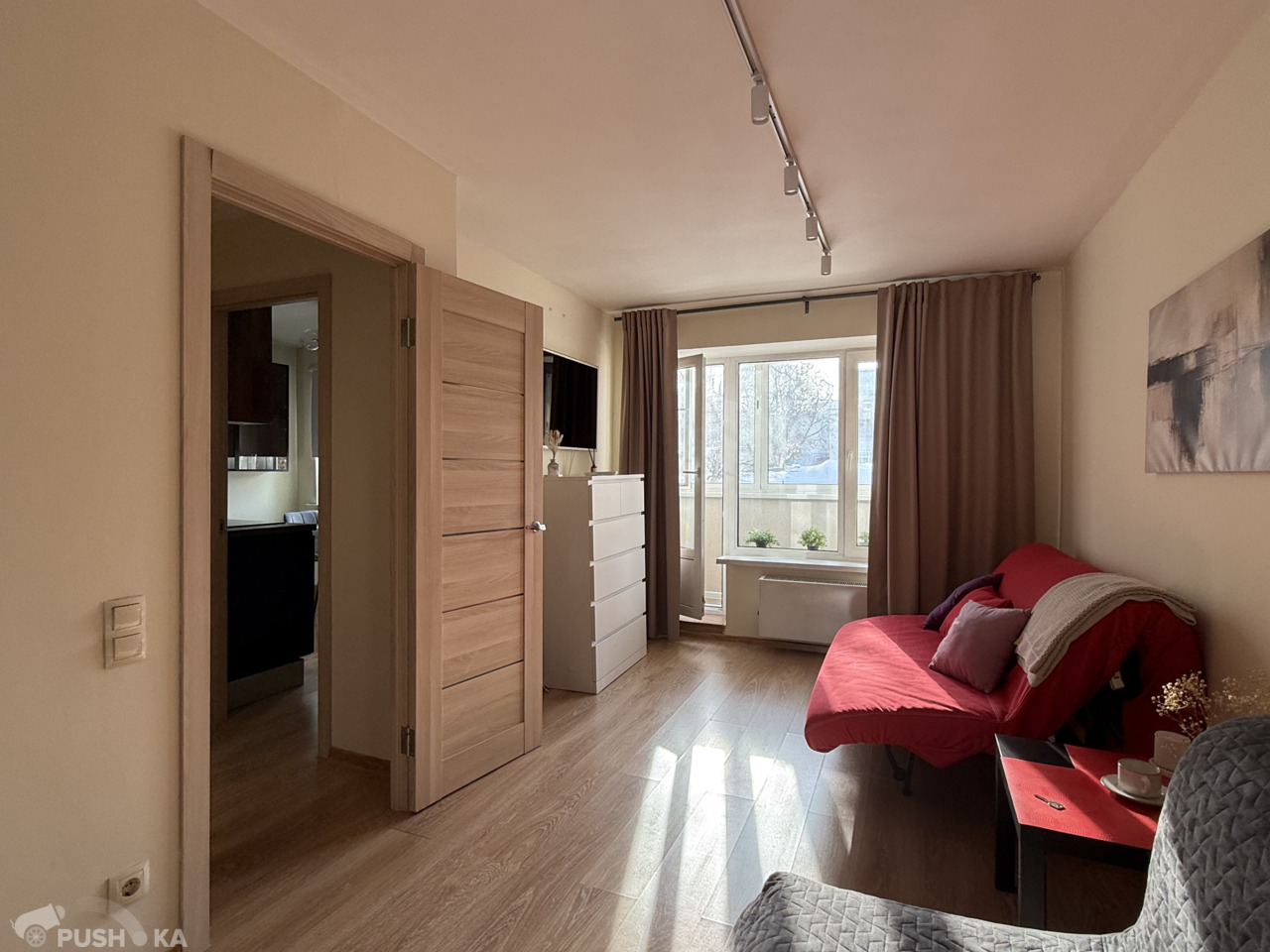 Сдаётся 1-комнатная квартира 36.0 кв.м. этаж 2/9 за 60 000 руб 