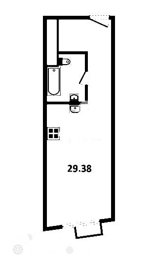 Купить однокомнатную квартиру в новостройке г Москва, Электролитный проезд, д 7 к 2 - PUSH-KA.RU, объявление №222076