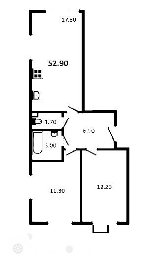 Продаётся 2-комнатная квартира в новостройке 53.0 кв.м. этаж 5/24 за 14 900 000 руб 