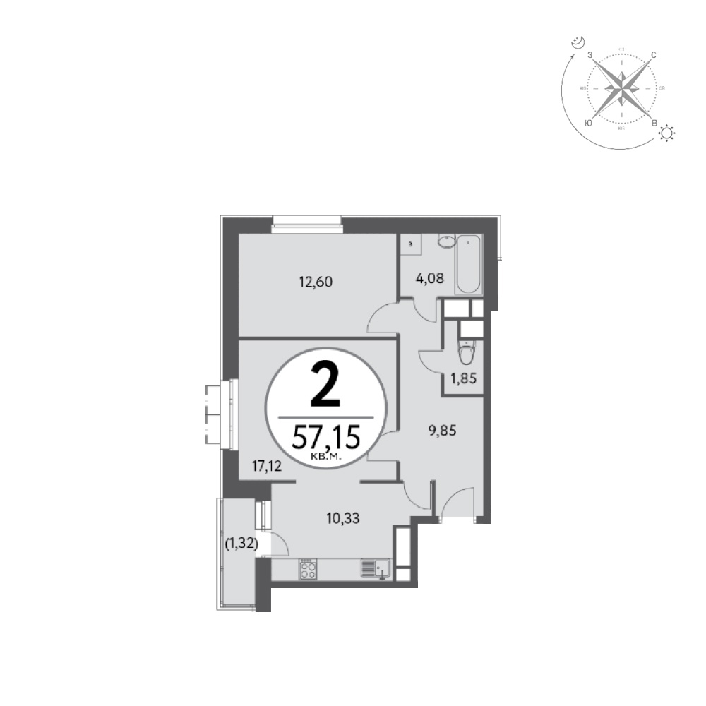 Купить Двухкомнатную Квартиру Улица Федора Полетаева Вторичку