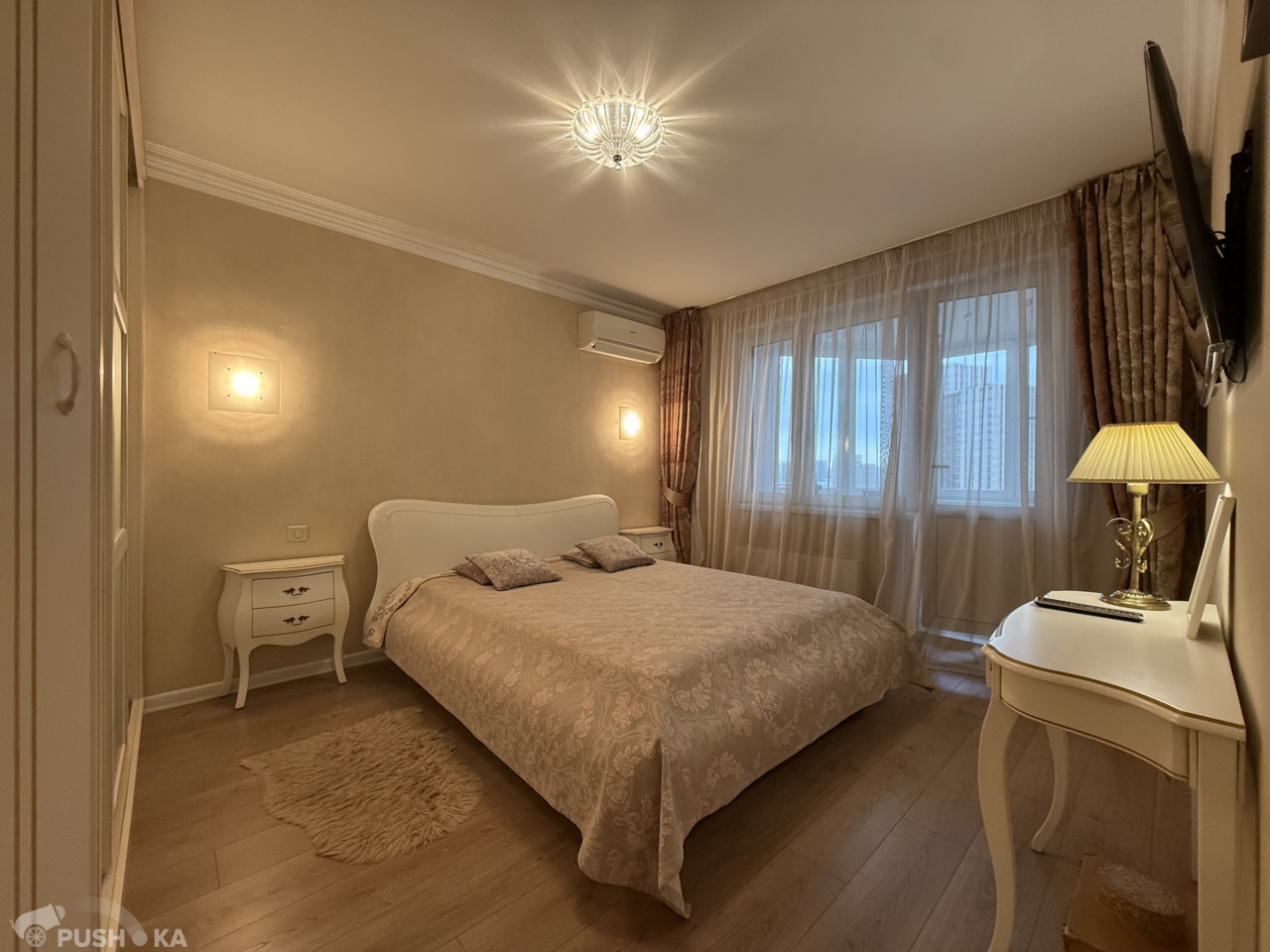 Сдаётся 2-комнатная квартира 65.0 кв.м. этаж 15/25 за 110 000 руб